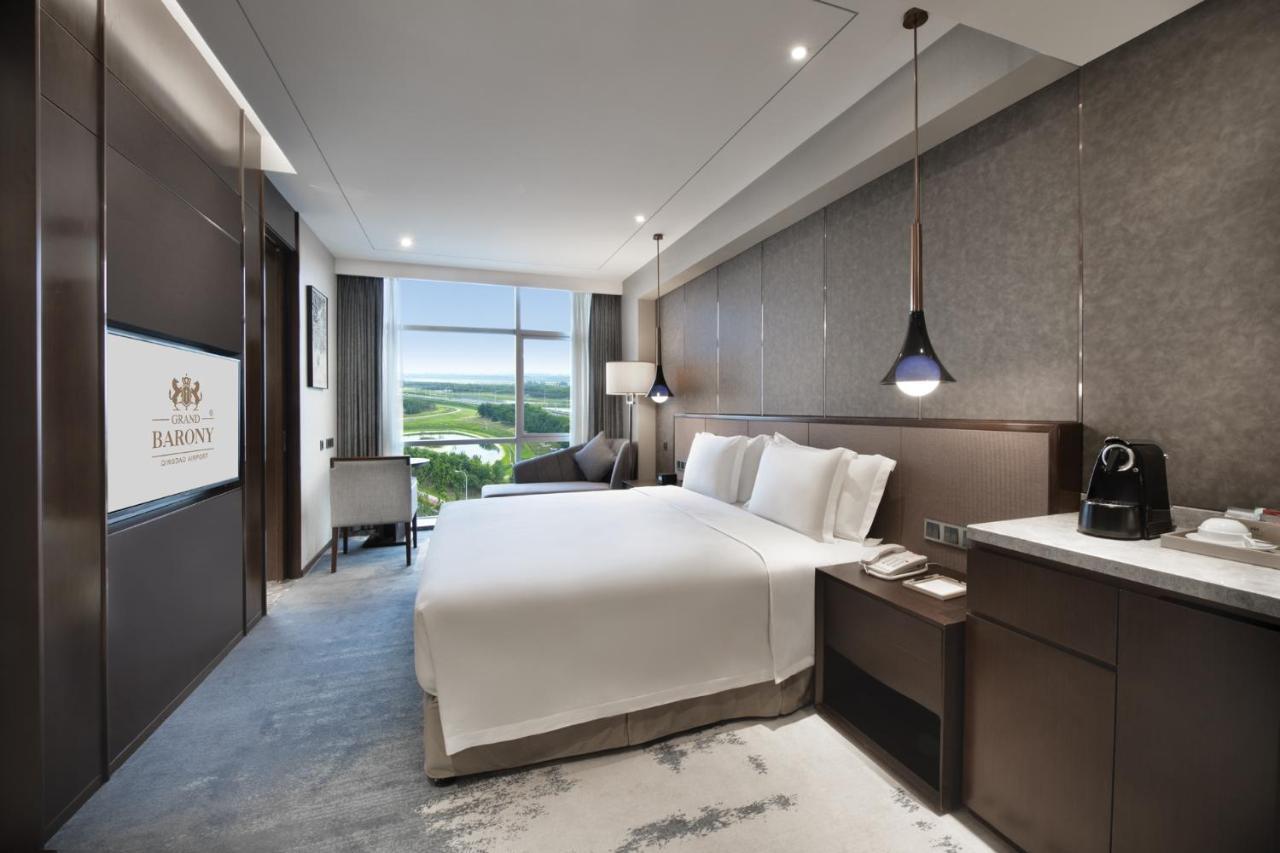 Grand Barony Qingdao Airport Hotel Exterior foto
