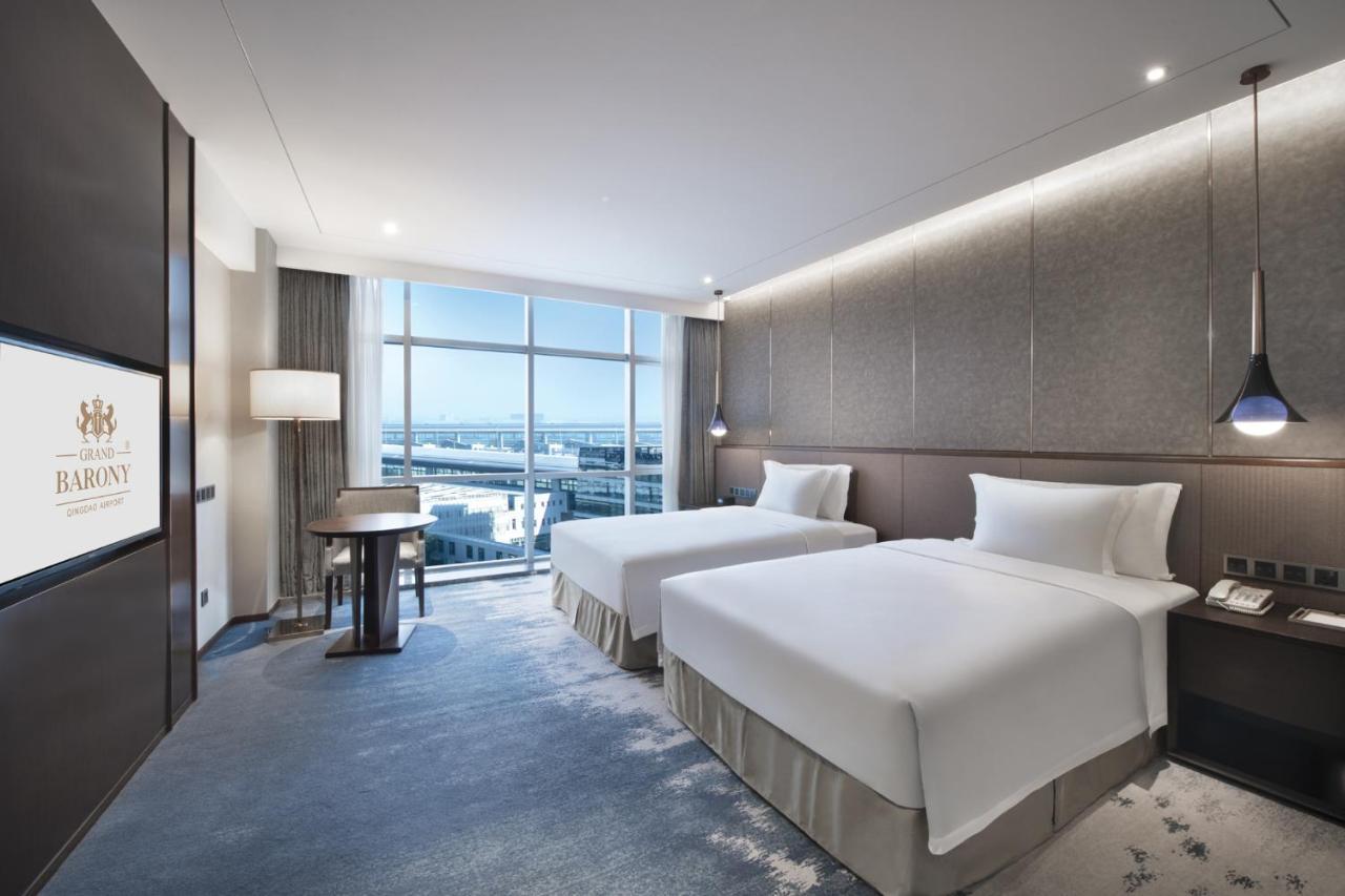 Grand Barony Qingdao Airport Hotel Exterior foto